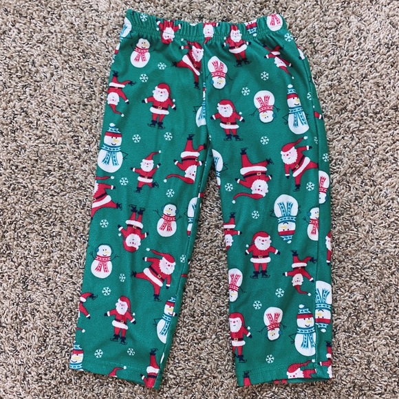 Carter’s Green Christmas Pajama Set - 3T - Picture 7 of 9